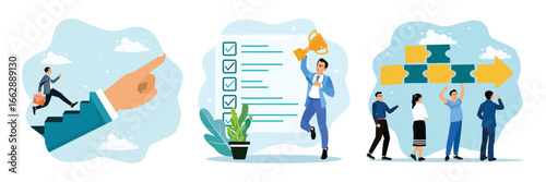 Entrepreneurs aim for well-organized goals, planning and to-do lists, collaborative teamwork.