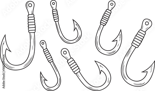 Fishing Hook Sharp Tackle Equipment Angling Tool Fishing