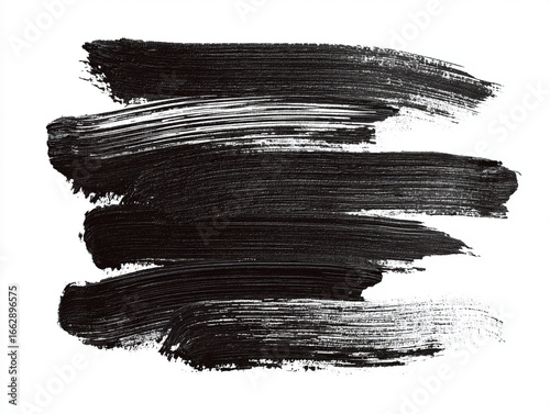 Wallpaper Mural Set of Brush strokes, abstract, grunge texture. Torontodigital.ca