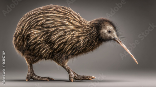 kiwi bird walking