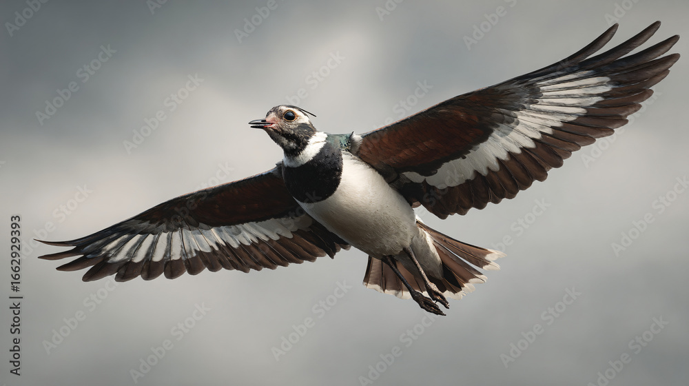 Obraz premium lapwing flying