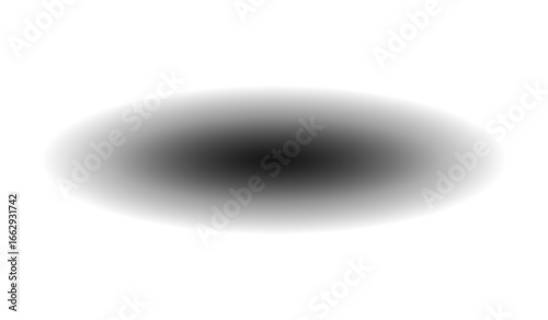 Oval soft shadow. Realistic drop shadow effect. Floating effect for product mock-up.