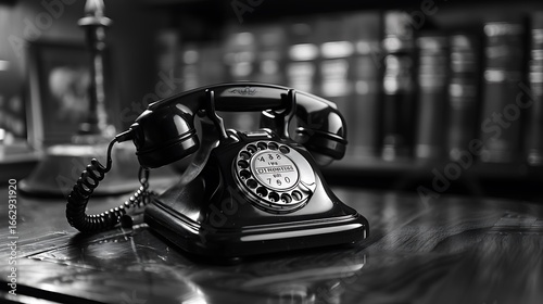 old fashioned telephone