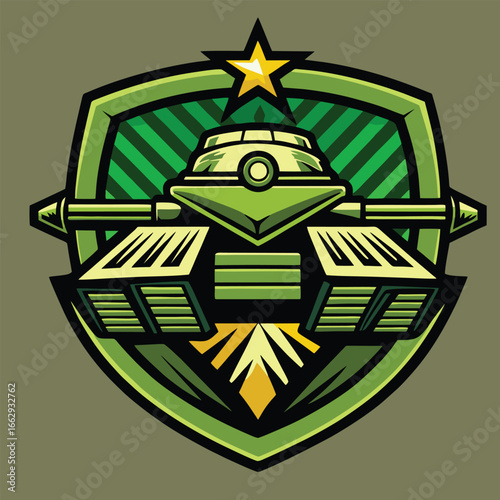 design logo icon illustration mascot illustration tank