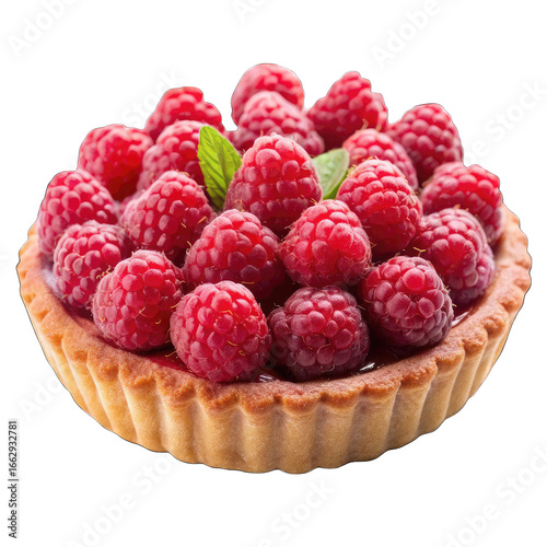 raspberries in a basket