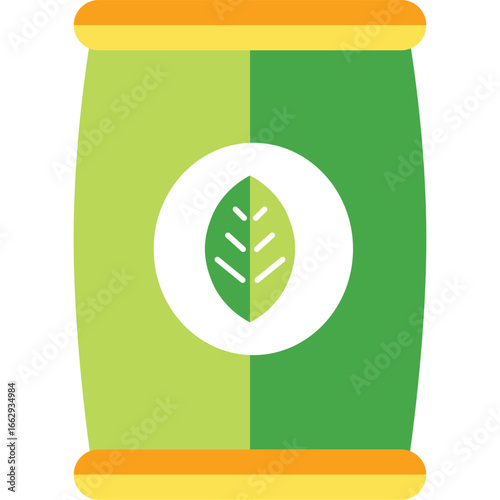 Fertilizer Bag Vector Flat Illustration