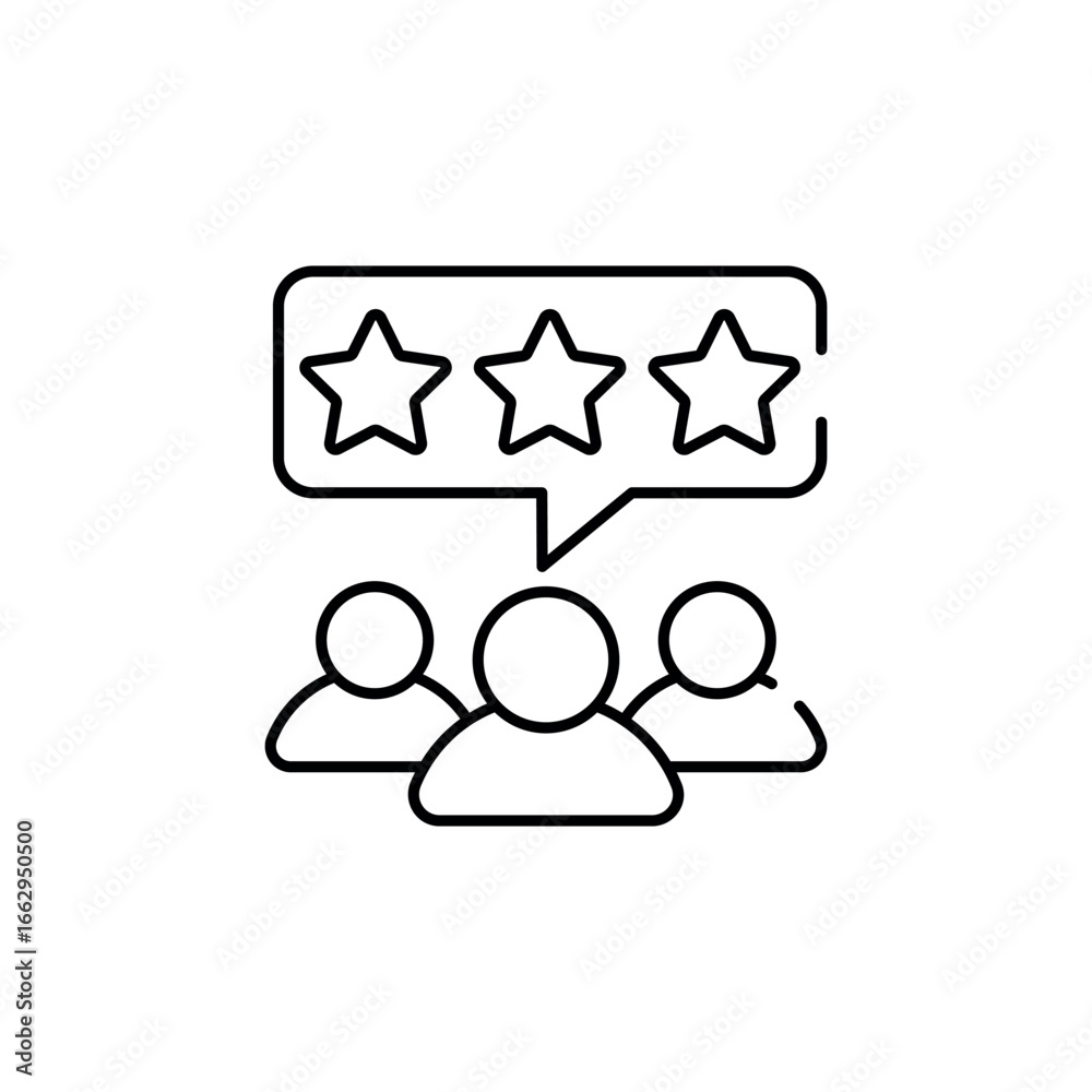 Group Feedback icon design with white background stock illustration Group Feedback icon design with white background stock illustration