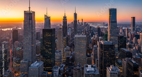 City skyline at sunset (1)