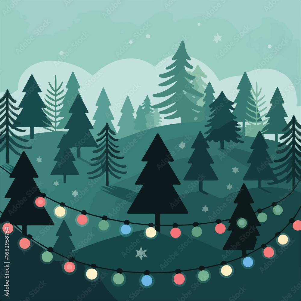 Fototapeta premium Marie Christmas Day Observation Poster