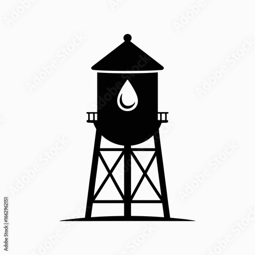 silhouette of a windmill