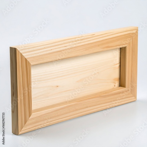 Light wood framed picture