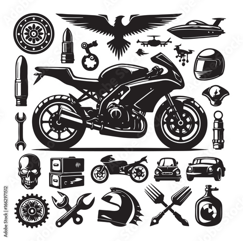Custom Motorbike Parts and Garage Equipment Design