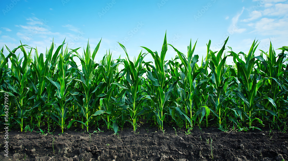 green corn field green corn field