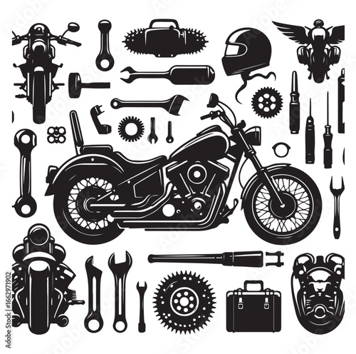 Custom Motorbike Parts and Garage Equipment Design