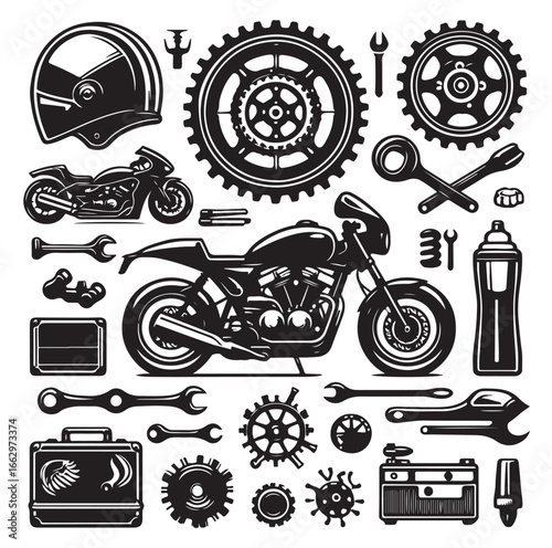 Custom Motorbike Parts and Garage Equipment Design