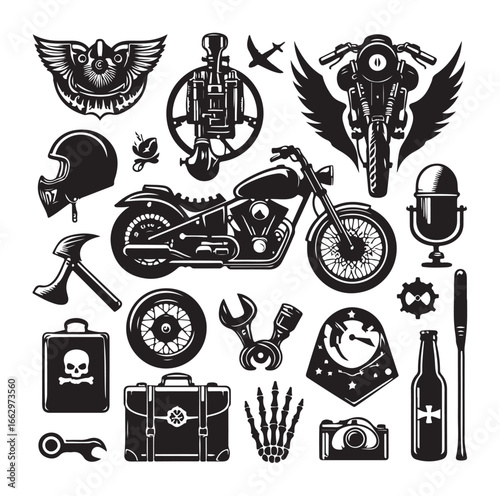Custom Motorbike Parts and Garage Equipment Design