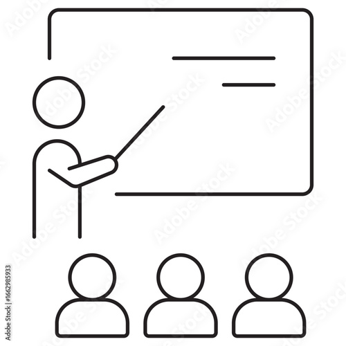 Training Icon, Training Program Guide, Training Manual, Training and Development Plan, Employee Training Framework, Training Curriculum Standards, vector