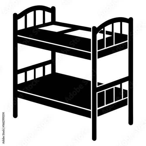 illustration of a bed