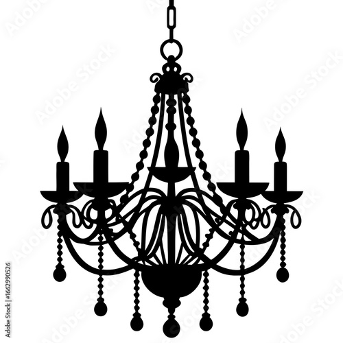 chandelier vector illustration