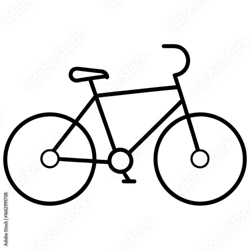 vintage bicycle vector illustration