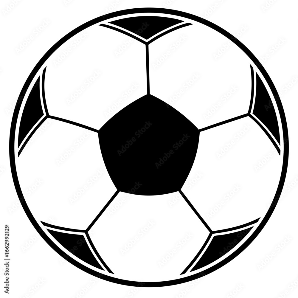 Fototapeta premium soccer ball vector