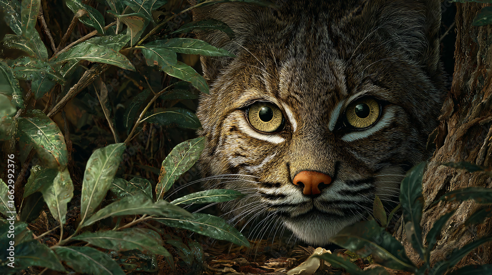 Obraz premium wildcat stalking