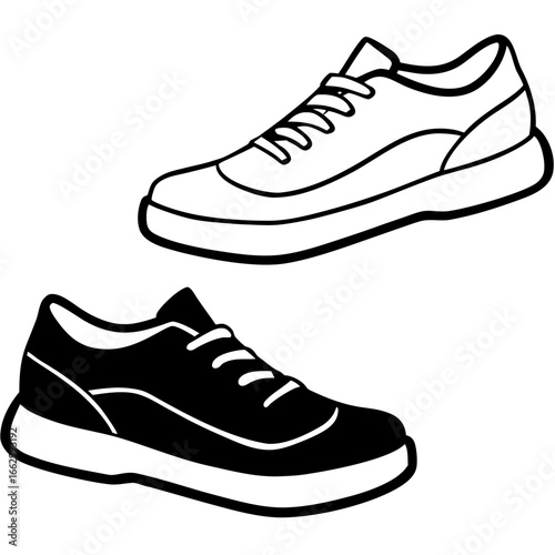 sport shoes isolated on white