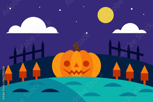 halloween night background