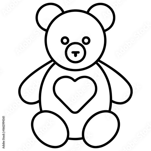 teddy bear with heart