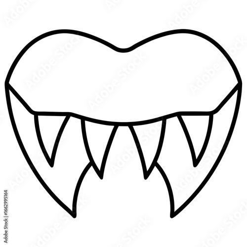 vector illustration of tooth