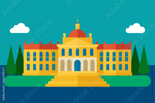 vector illustration of mosque