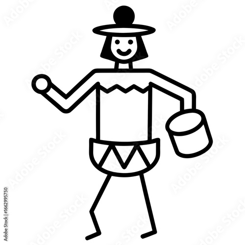 man with a hat