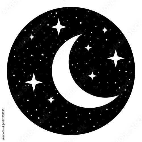 moon and star
