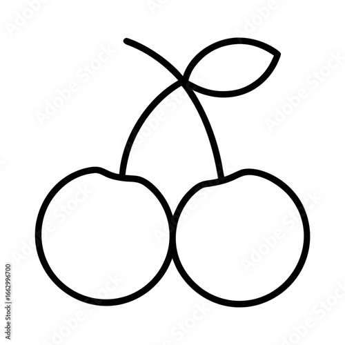 vector illustration of ripe peach