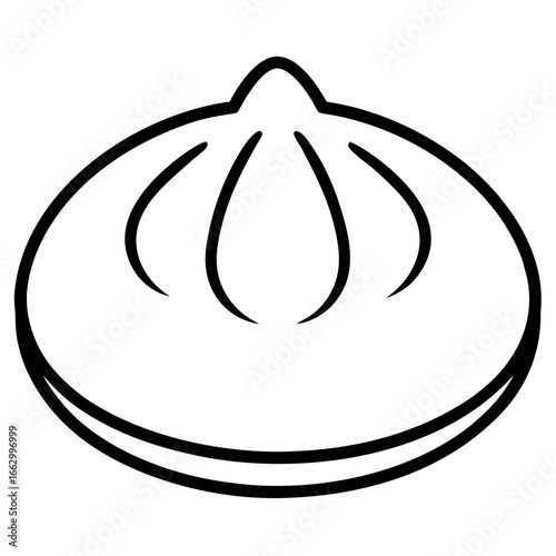 vector illustration of an orange fruit