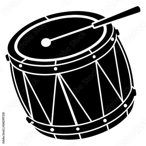 drum isolated on white