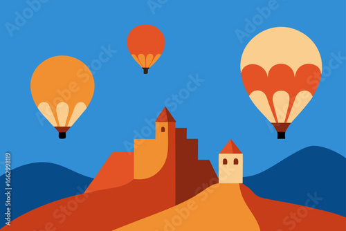hot air balloons