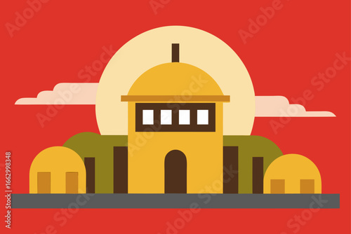 taj mahal vector
