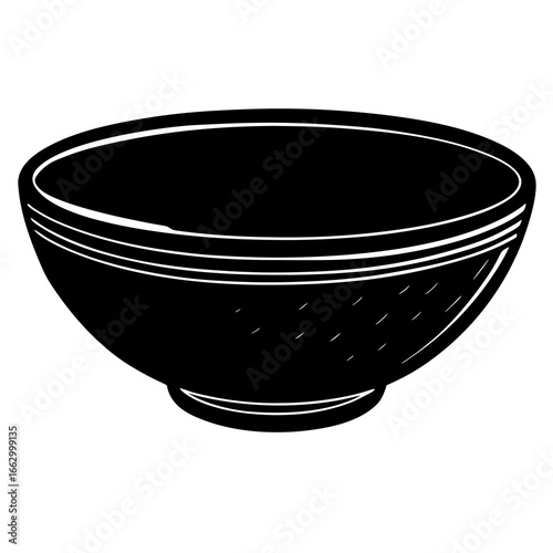 ceramic bowl isolated on white