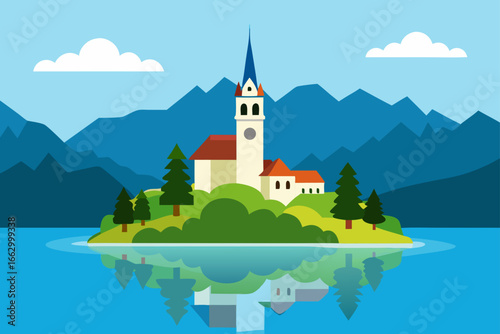 church in the mountains