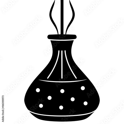 vector illustration of a candle