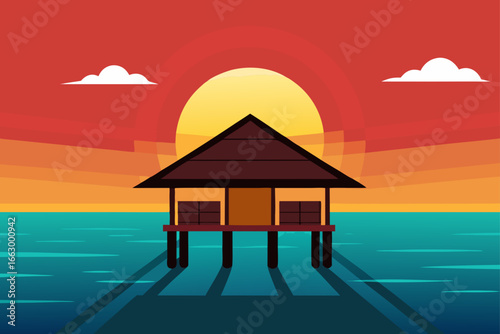 house on the beach