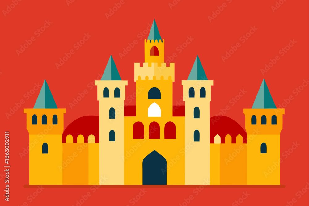 Fototapeta premium castle in the night