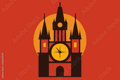big ben vector illustration