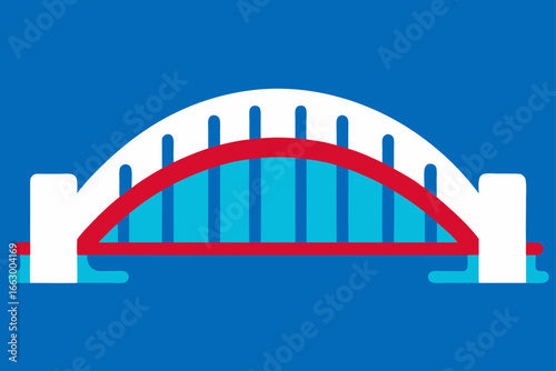 vector illustration of a modern train
