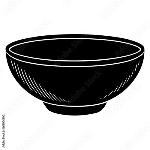 ceramic bowl isolated on white