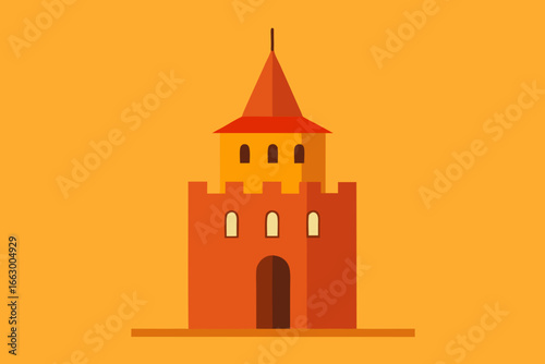vector illustration of a church