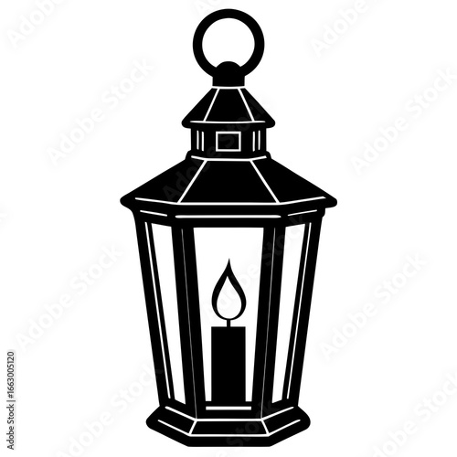 street lamp vector illustration