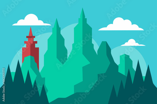 vector illustration of a city