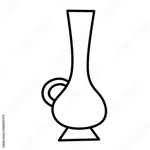pottery bowl vector icon